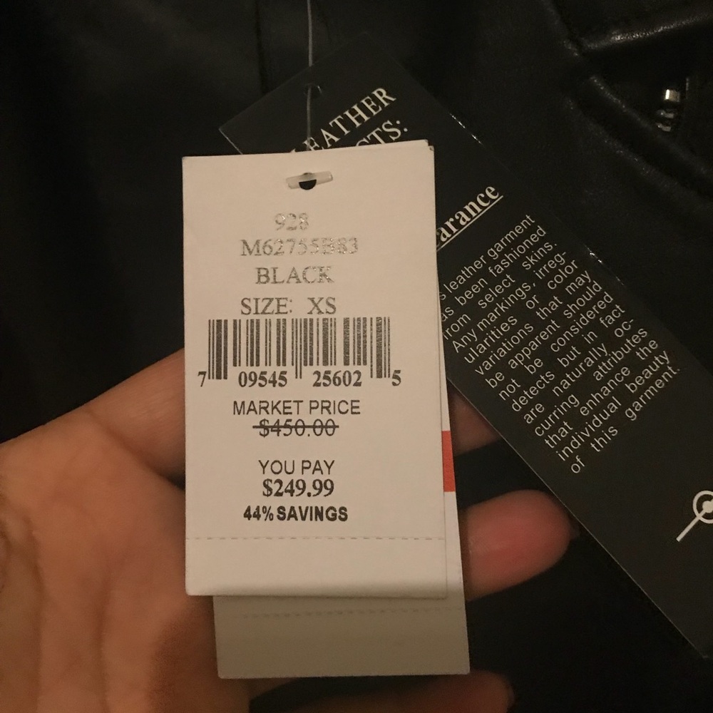 Leather Jacket Michael kors new - Picture 3 of 7